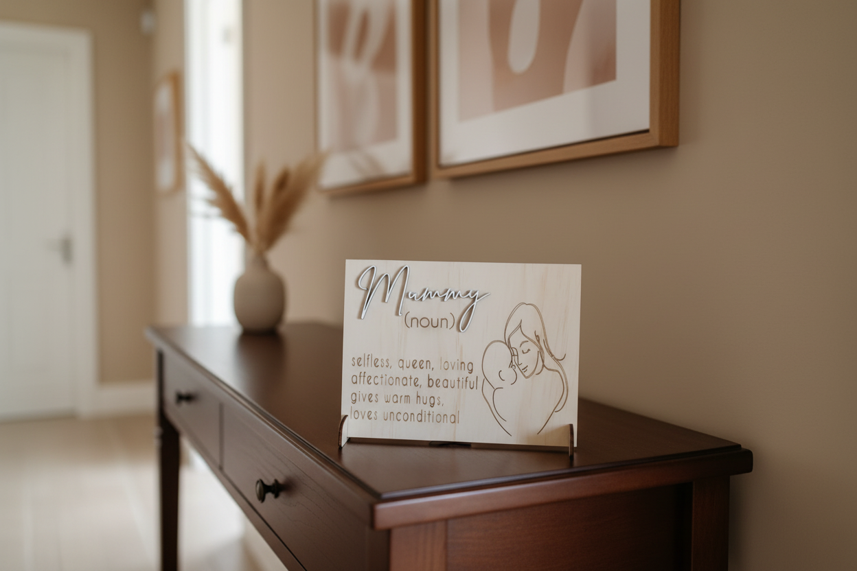 Mummy Noun Plaque | Mothers Day alternate view