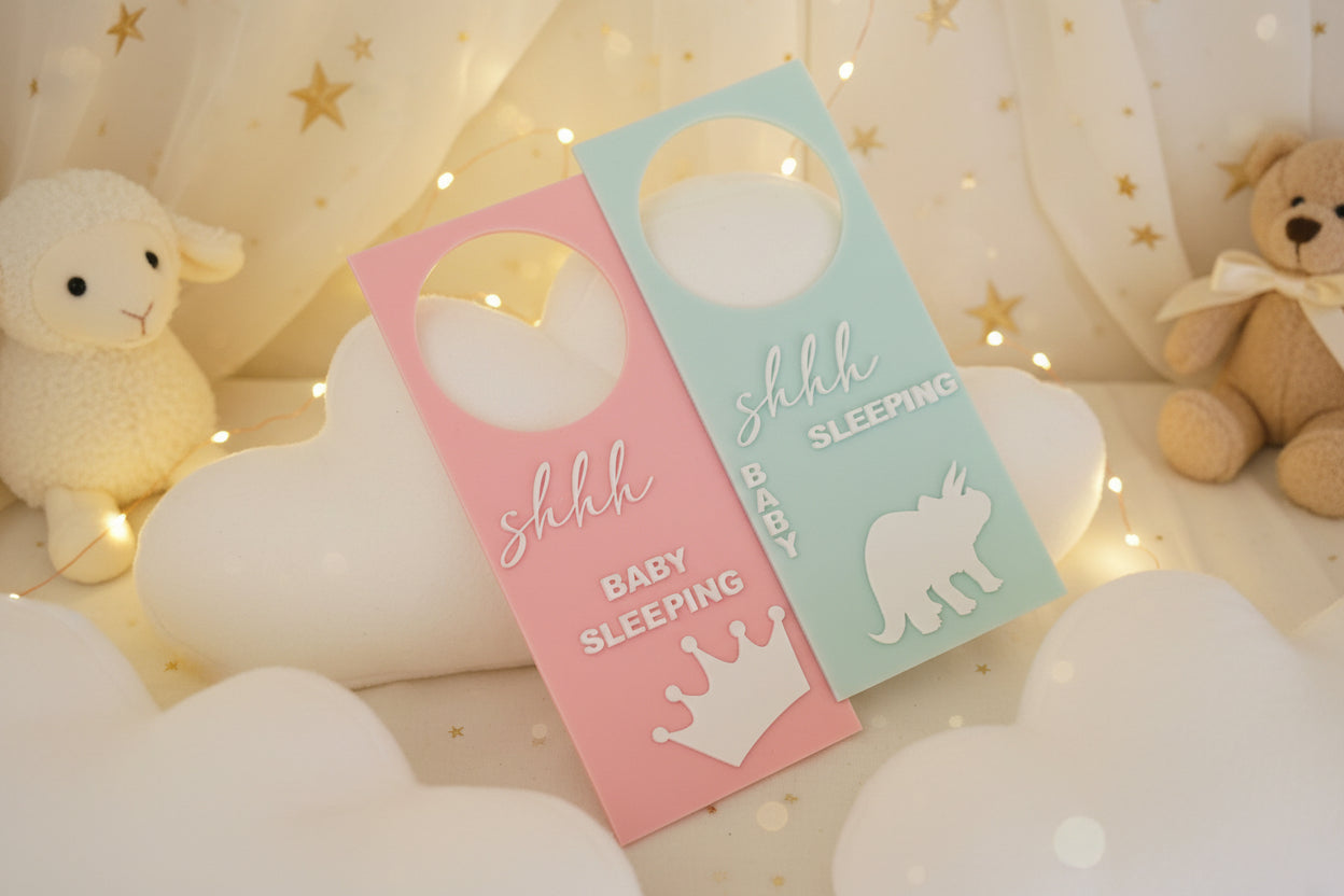 Baby Door Hanger detail view