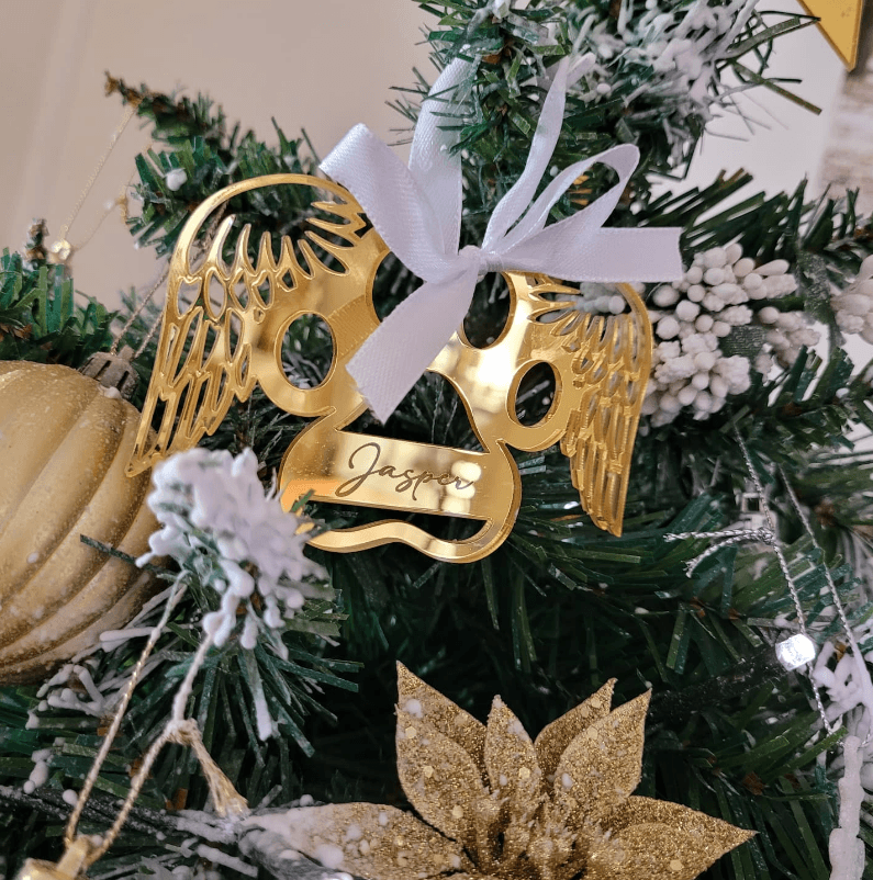 Memorial Pet Paw Wing Ornament by Gently Made