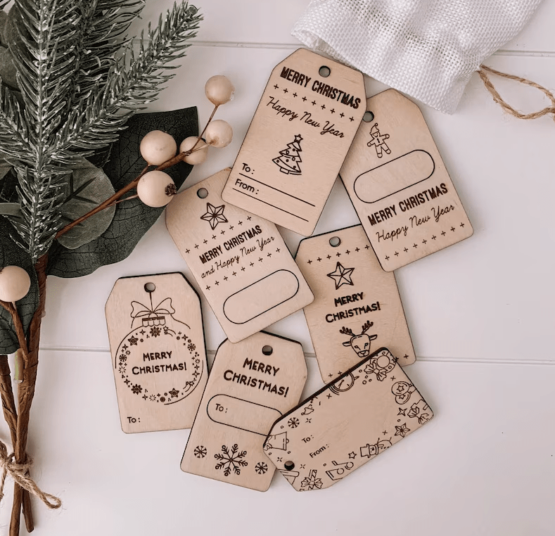 Christmas Gift Tag Set - Pack of 7 alternate view