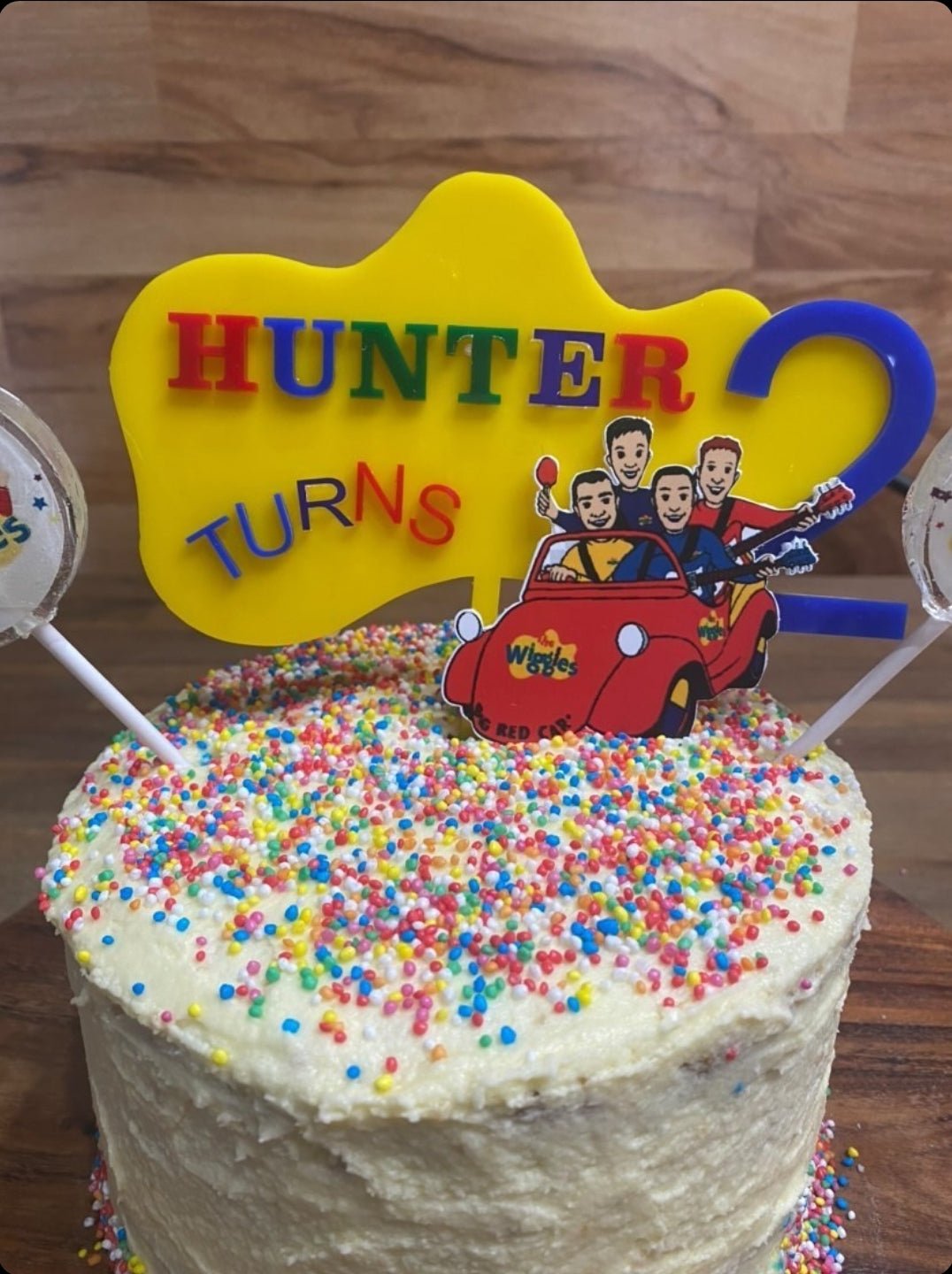 Wiggles Themed Cake Topper alternate view