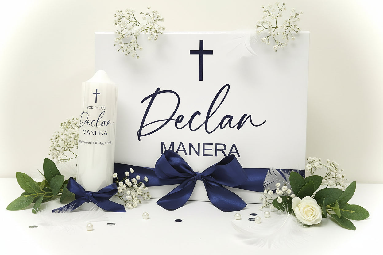 Classic Baptism Christening Box alternate view