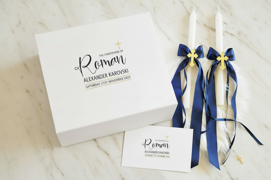 "Roman" Lambathes Baptism Package by Gently Made