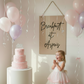 A1 Rectangle Event Signage | Birthday Signage | Acrylic Signage alternate view