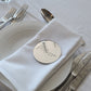 Round Acrylic Placecards alternate view