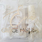 Luxe acrylic baptism christening box personalised keepsake by Gently Made
