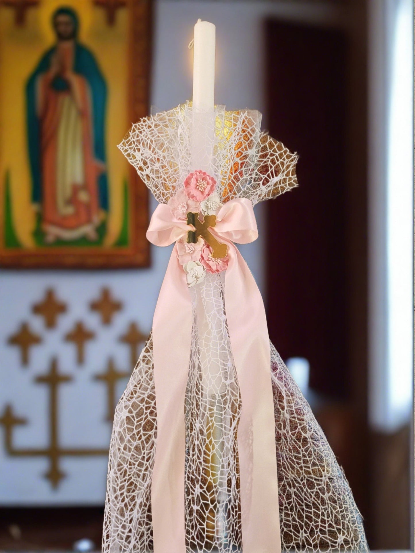 Orthodox Lambathes Candle by Gently Made