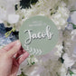 Personalized Baby Announcement Plaque alternate view