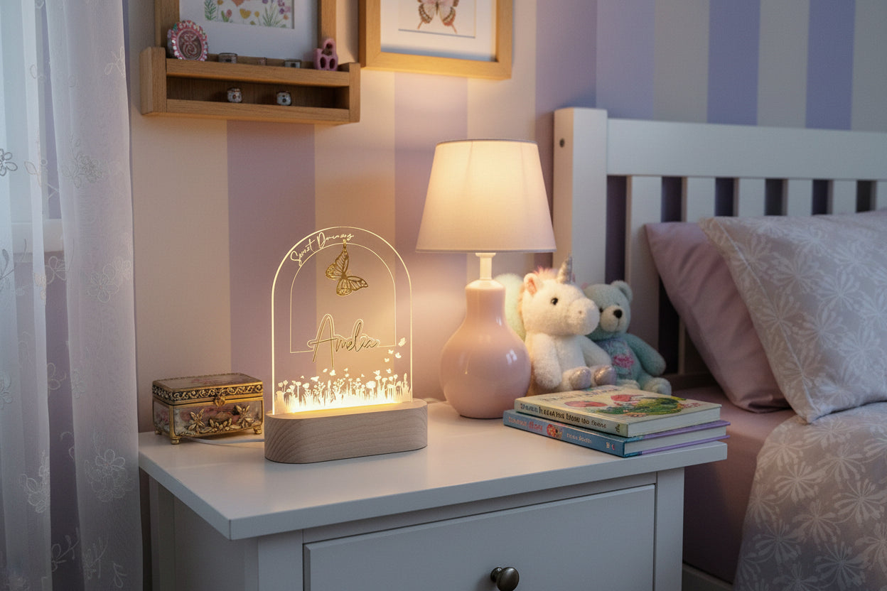 Sweet Dreams Butterfly Nightlight by Gently Made
