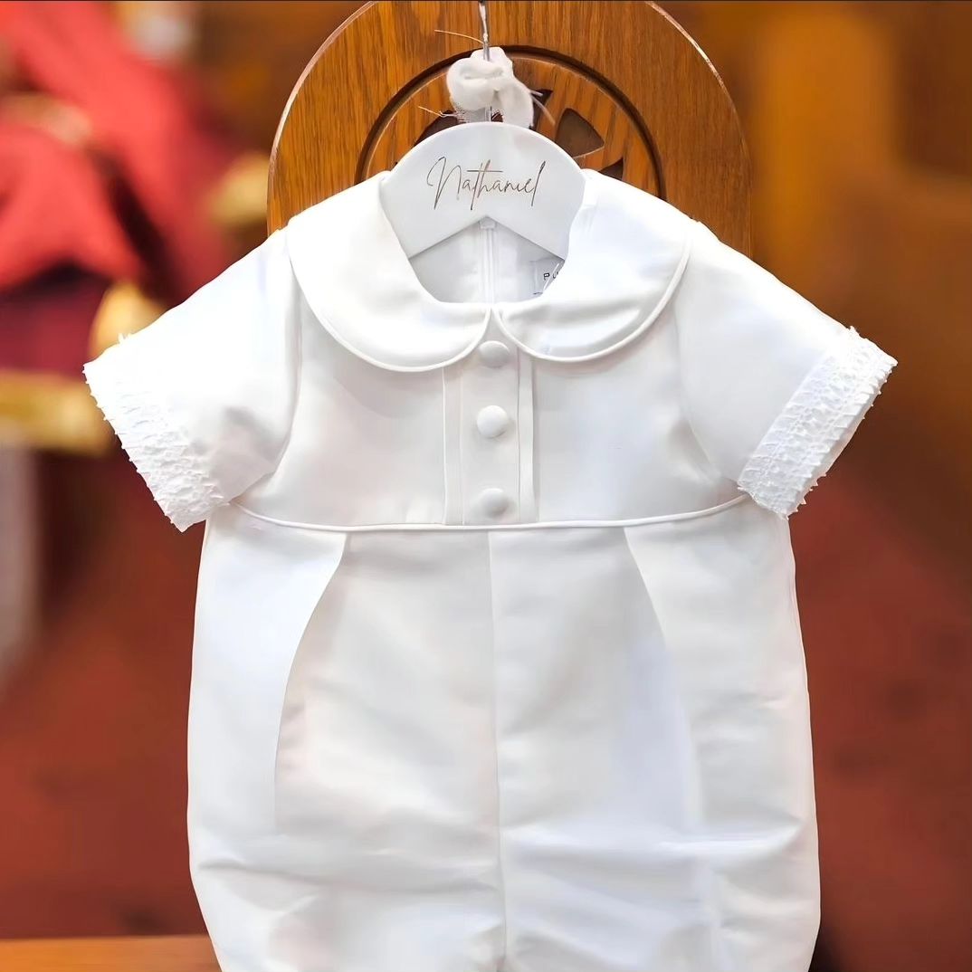 "Nathaniel" Acrylic Christening Baptism Box Set additional view 5
