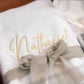 Acrylic christening box set styled for ceremony — personalised keepsake by Gently Made