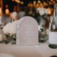 3D Acrylic Arch Drink Menu by Gently Made