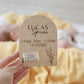 Hospital band announcement plaque personalised baby keepsake by Gently Made: alternate view