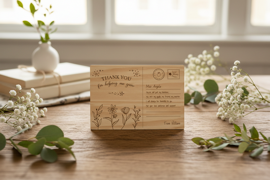 Personalized Teacher Appreciation Gift | Thank you card | Teacher Gifts by Gently Made