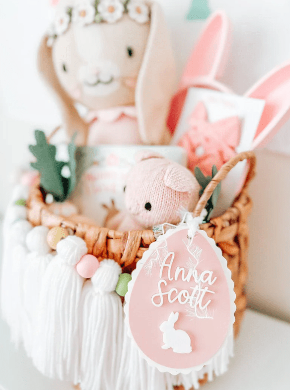 3D Easter Name Tag by Gently Made