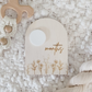 Milestone write and wipe announcement plaque alternate view