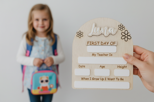 Interchangeable Daisy First Day | Last Day School Board by Gently Made