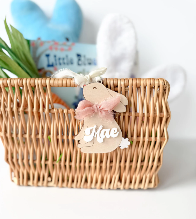 3d Easter Bunny Tag detail view