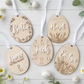 3D Personalized Engraved Easter Tag by Gently Made