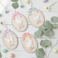Personalized Vintage 3D Easter Basket Tag by Gently Made