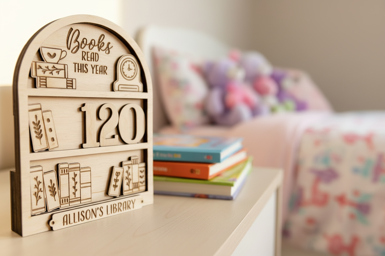 3D Children's Reading Tracker by Gently Made