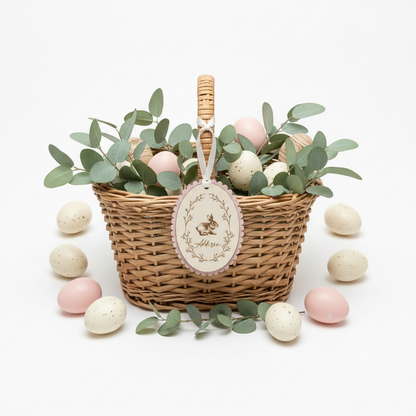Bespoke 3D Personalised Easter Tag by Gently Made