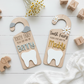 3D Personalised Tooth Fairy Hanger by Gently Made