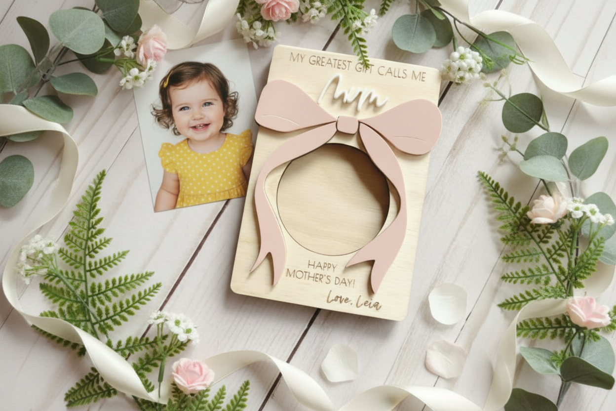 Personalised Mother's Day Magnetic Picture Frame by Gently Made