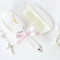 Deluxe Mirror Silver Baby Brush Set detail view