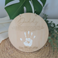 Sentimental Fathers Day Kids Hand Print Hanging Plaque alternate view