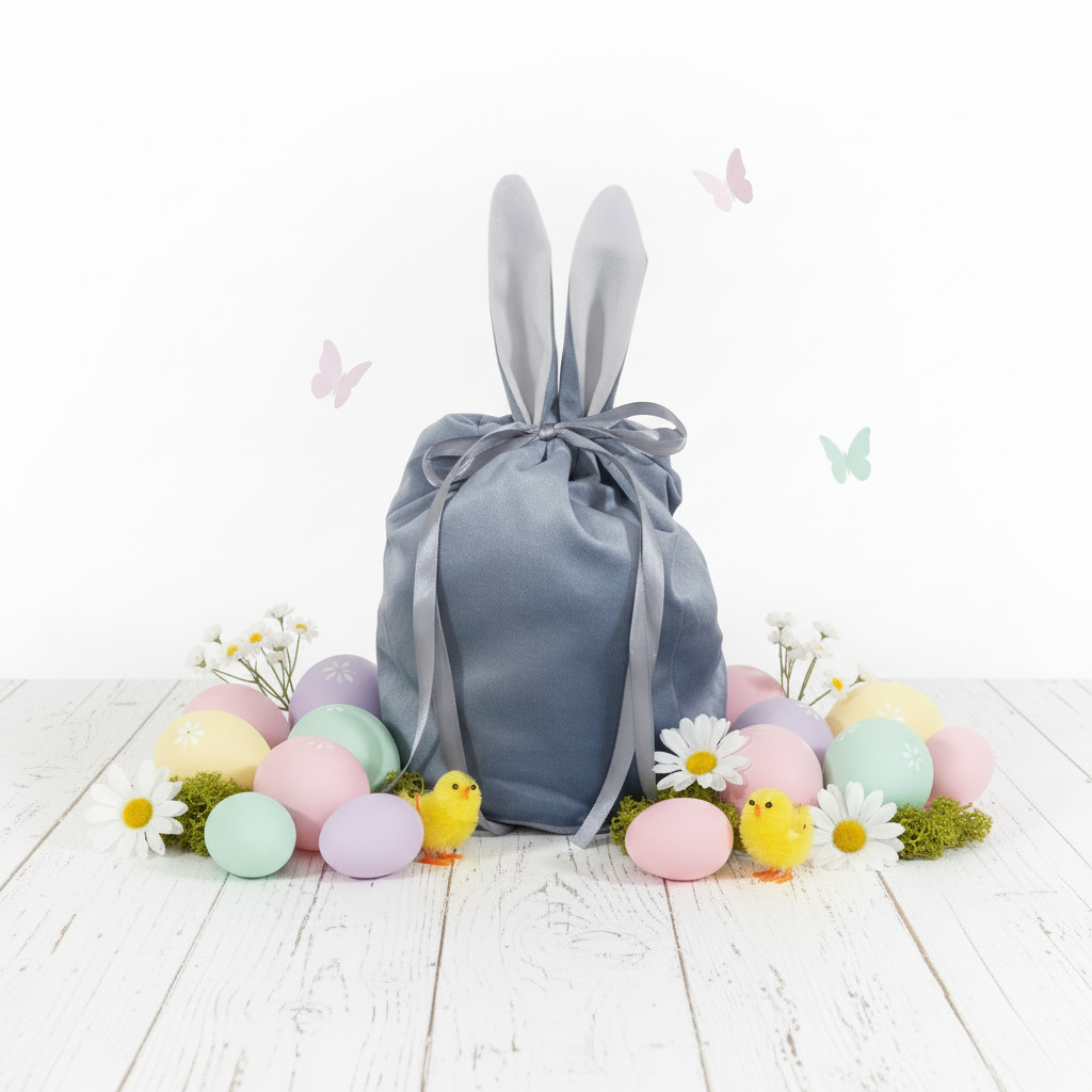 Velvet Bunny Bag detail view