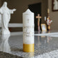 Standard Wrap Baptism Christening Candle by Gently Made