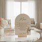 Floral Mum Plaque | Custom Mothers Day Plaque detail view