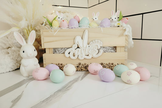 Personalised Easter Delivery Crate — handmade in Australia by Gently Made