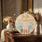 Mother's Day hand print plaque personalised gift by Gently Made