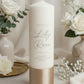 Classic Personalised Baptism Candle — handmade in Australia by Gently Made