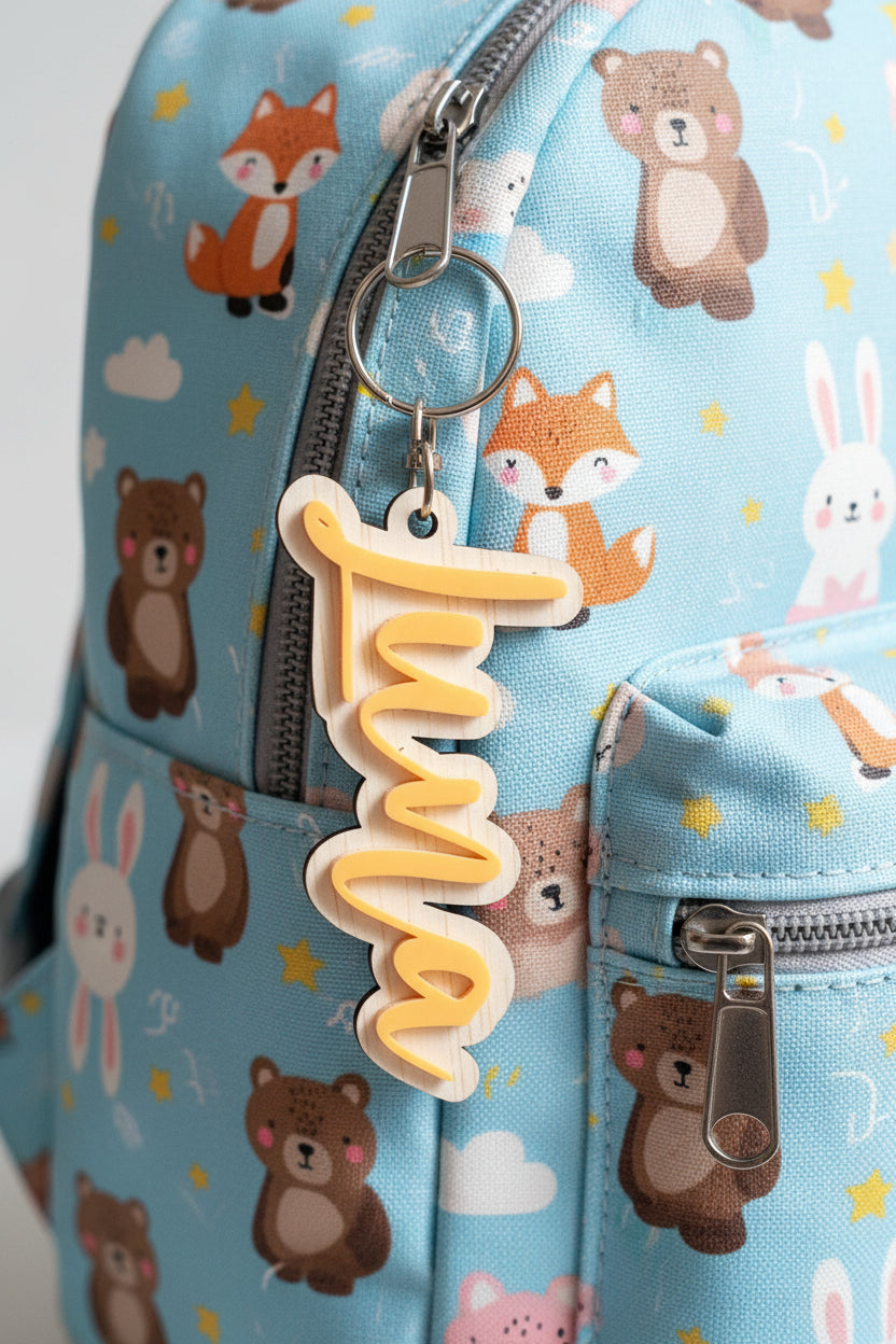 Double layer Name Bag Luggage Tag detail view