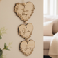 Floral heart children hanger ornament decor by Gently Made