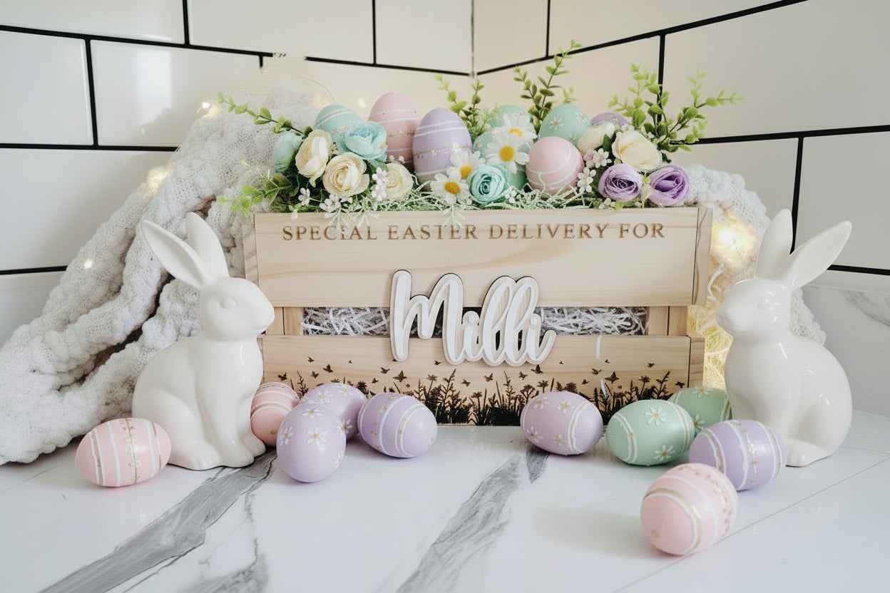 Easter Delivery Crate by Gently Made