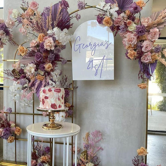 Personalised Birthday Signage | Event Signage by Gently Made