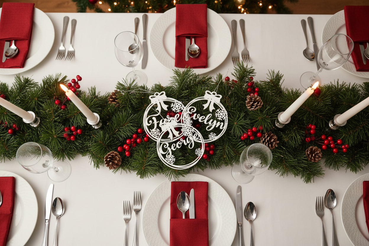 Snowflake Acrylic Bauble alternate view