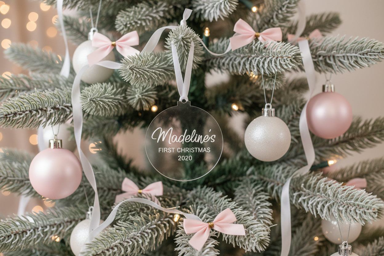 Christmas Acrylic Ornament detail view