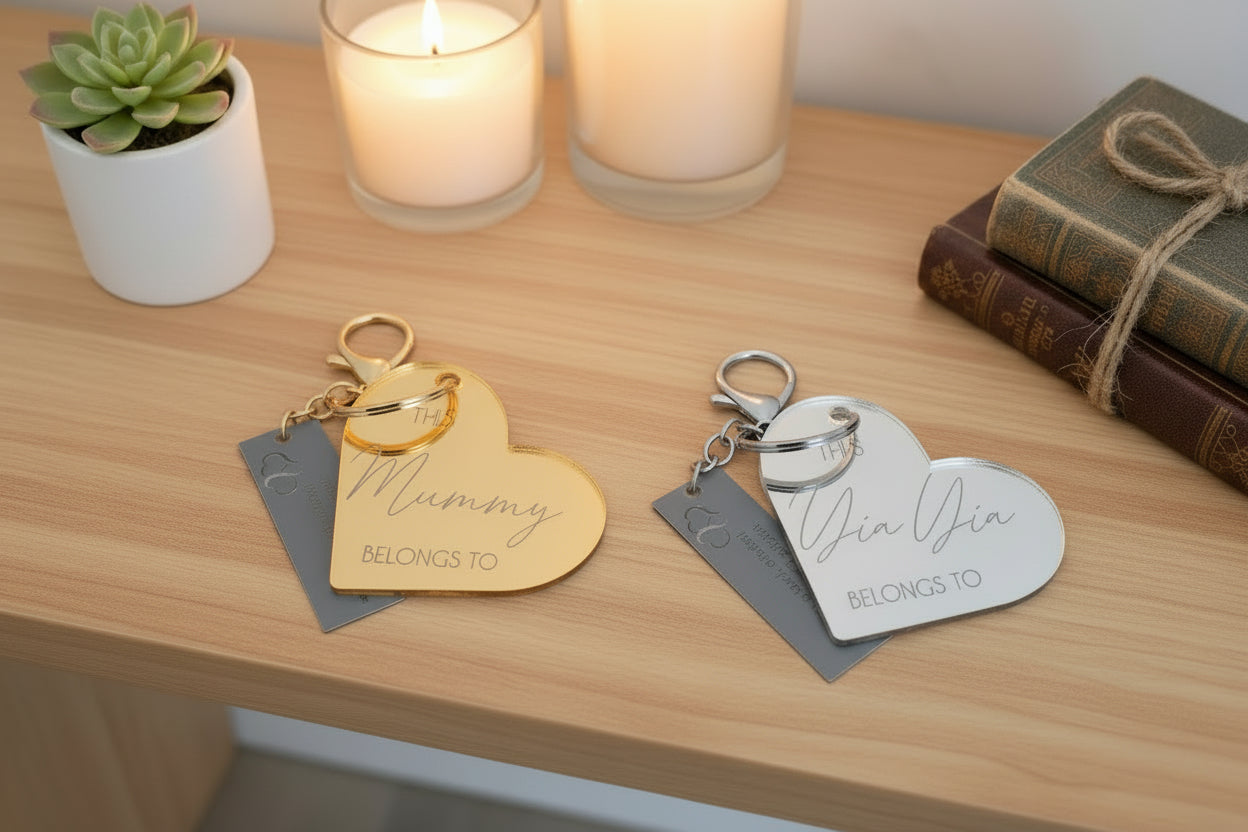 Personalised Mummy Keyring | Nanny Keyring alternate view