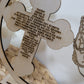 Greek Prayer | Our Father Greek Prayer | Prayer Plaque detail view
