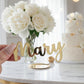 Acrylic table names detail view