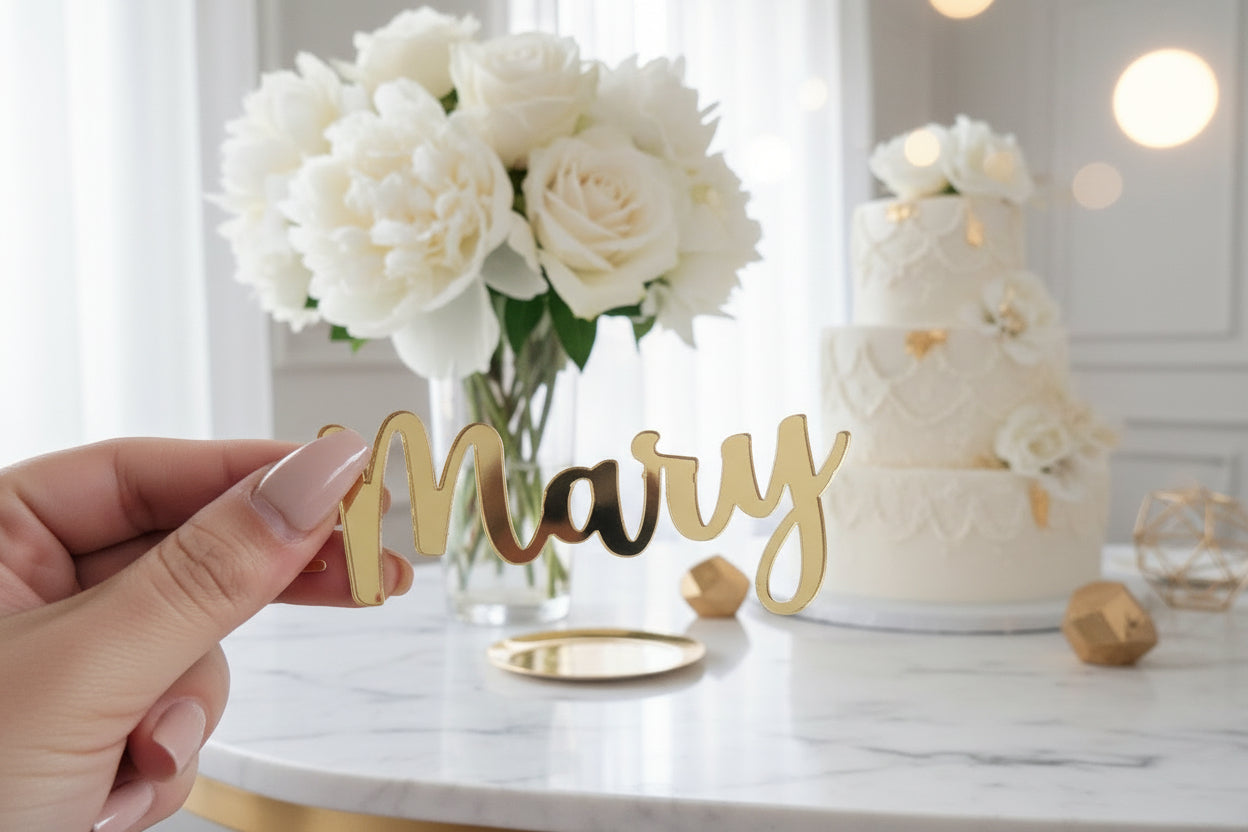 Acrylic table names detail view