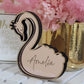 Personalised Mirror Swan Keepsake alternate view