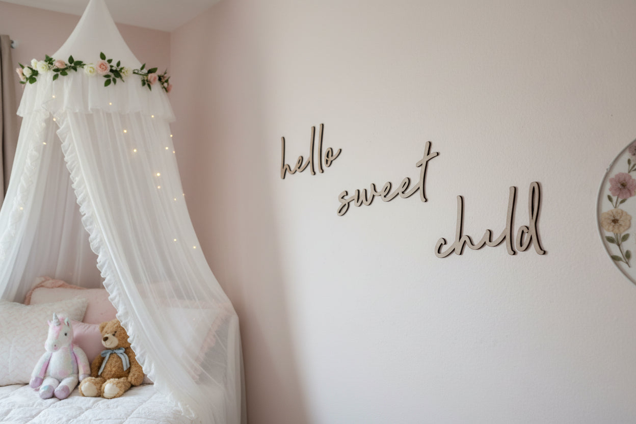 Hello sweet child Script Quote by Gently Made