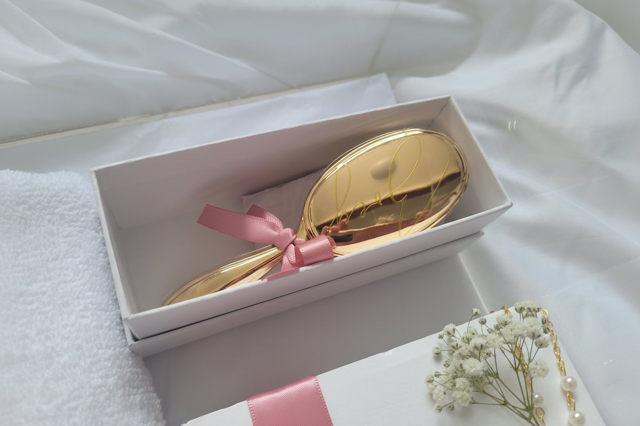 LUXE Acrylic Baptism Box and Candle Package detail view