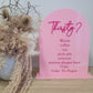 3D Thirsty Acrylic Drinks Menu alternate view